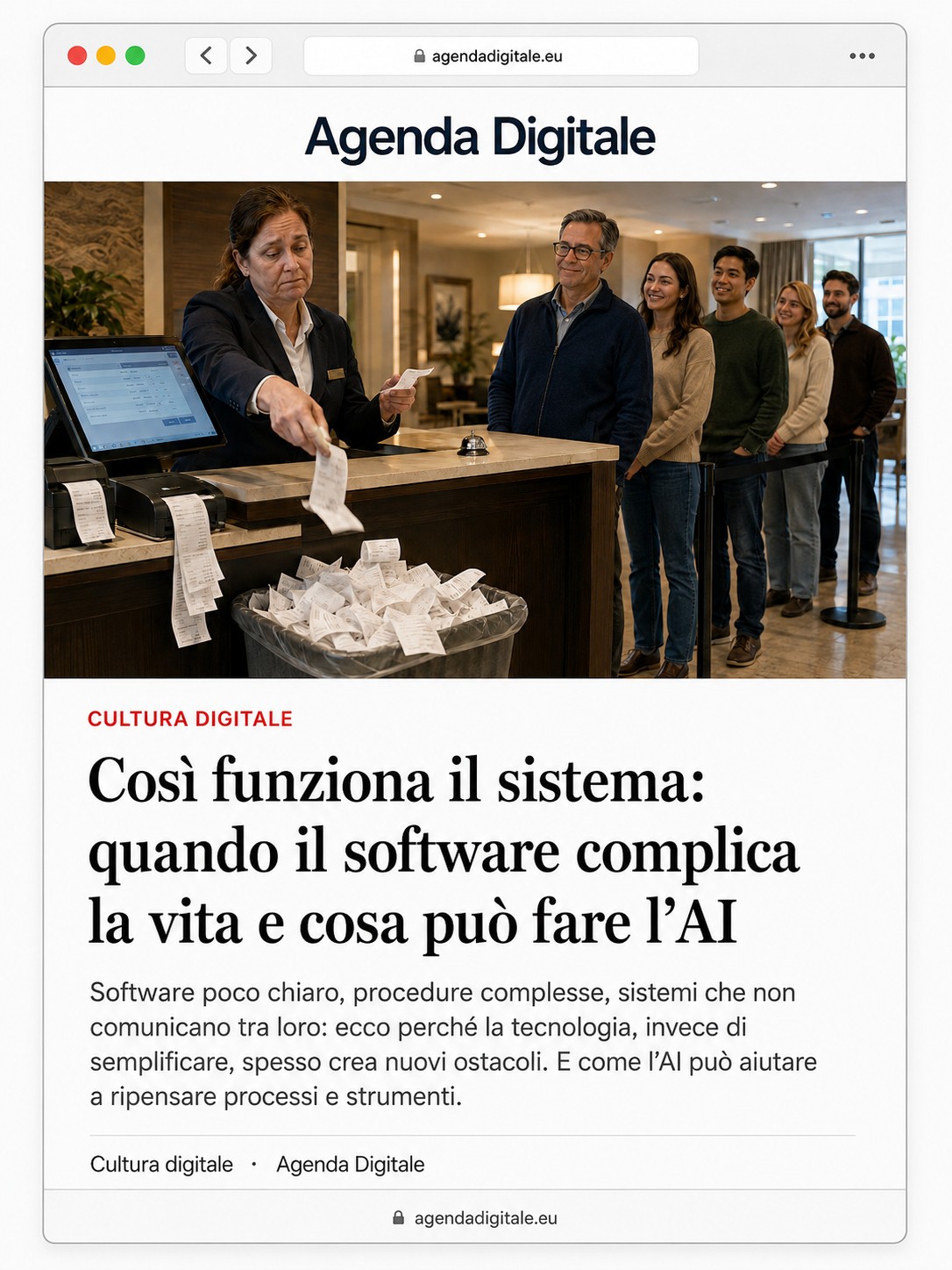 Così funziona il sistema: quando il software complica la vita (e cosa può fare l’AI)