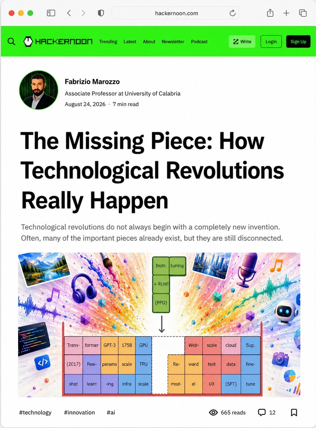 The Missing Piece: How Technological Revolutions Really Happen